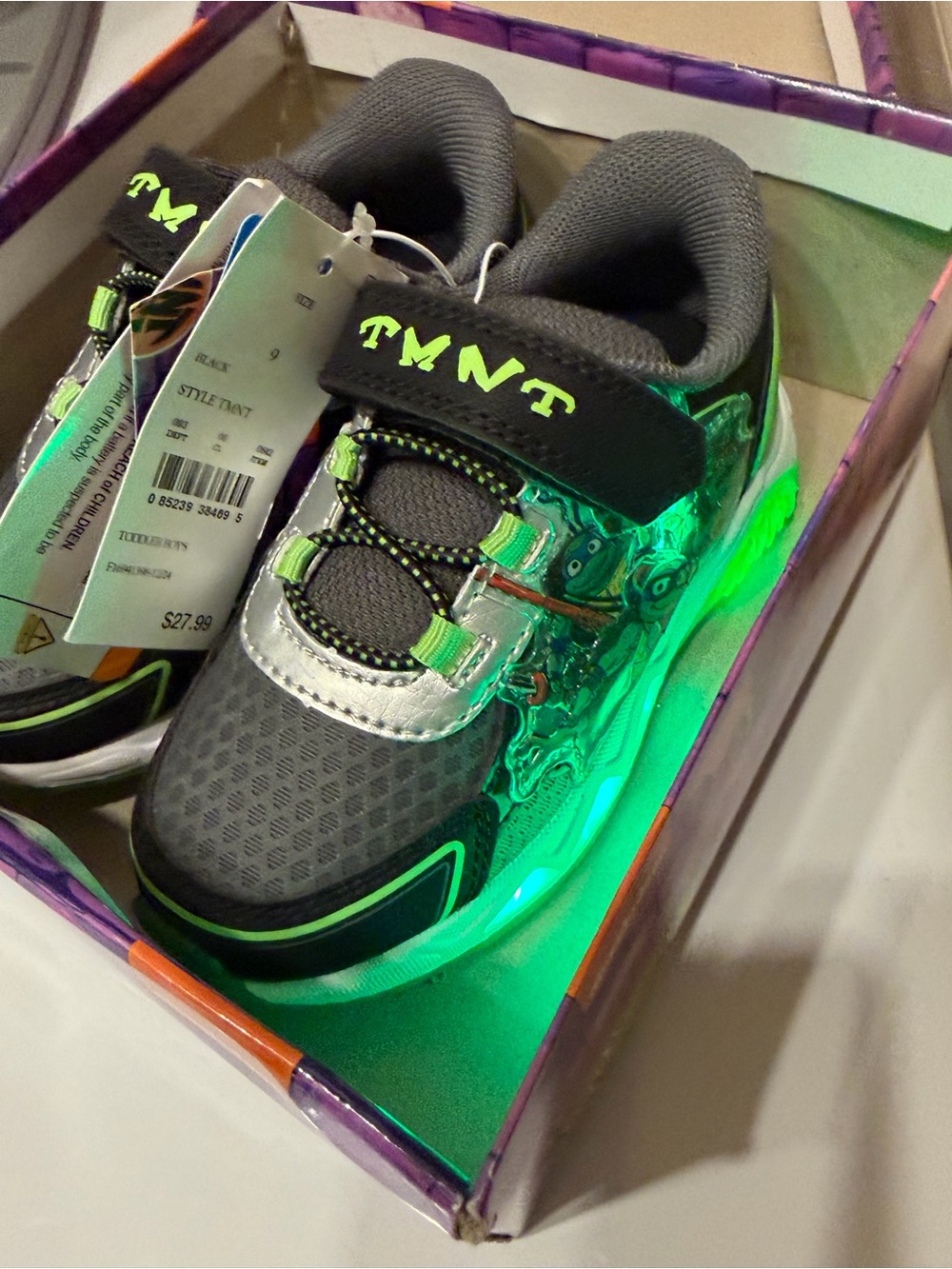 NWT TMNT Teenage Mutant Ninja Turtles Shoes Toddler 9
